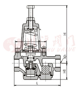 200P減壓閥結(jié)構(gòu)圖